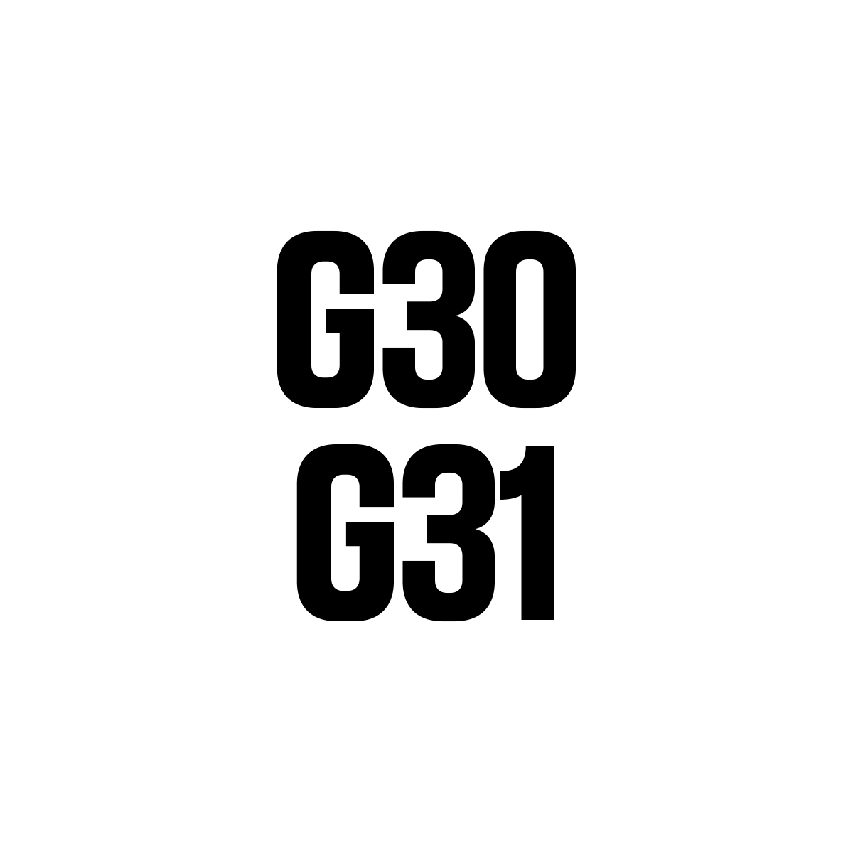 G30, G31