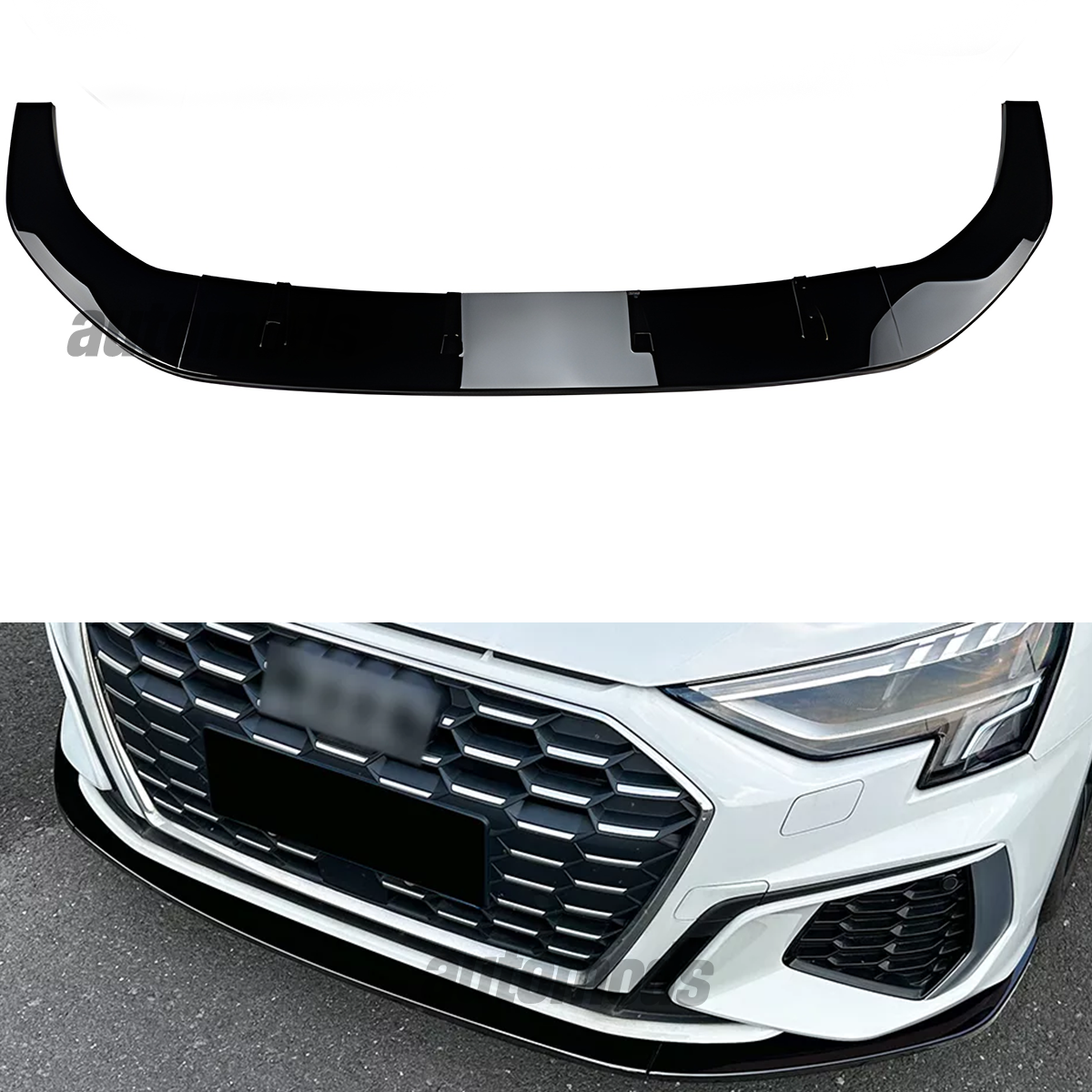 Front Lip - Audi A3 / S3 8Y Sedan