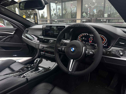 LEATHER BMW M STYLE STEERING WHEEL - F SERIES